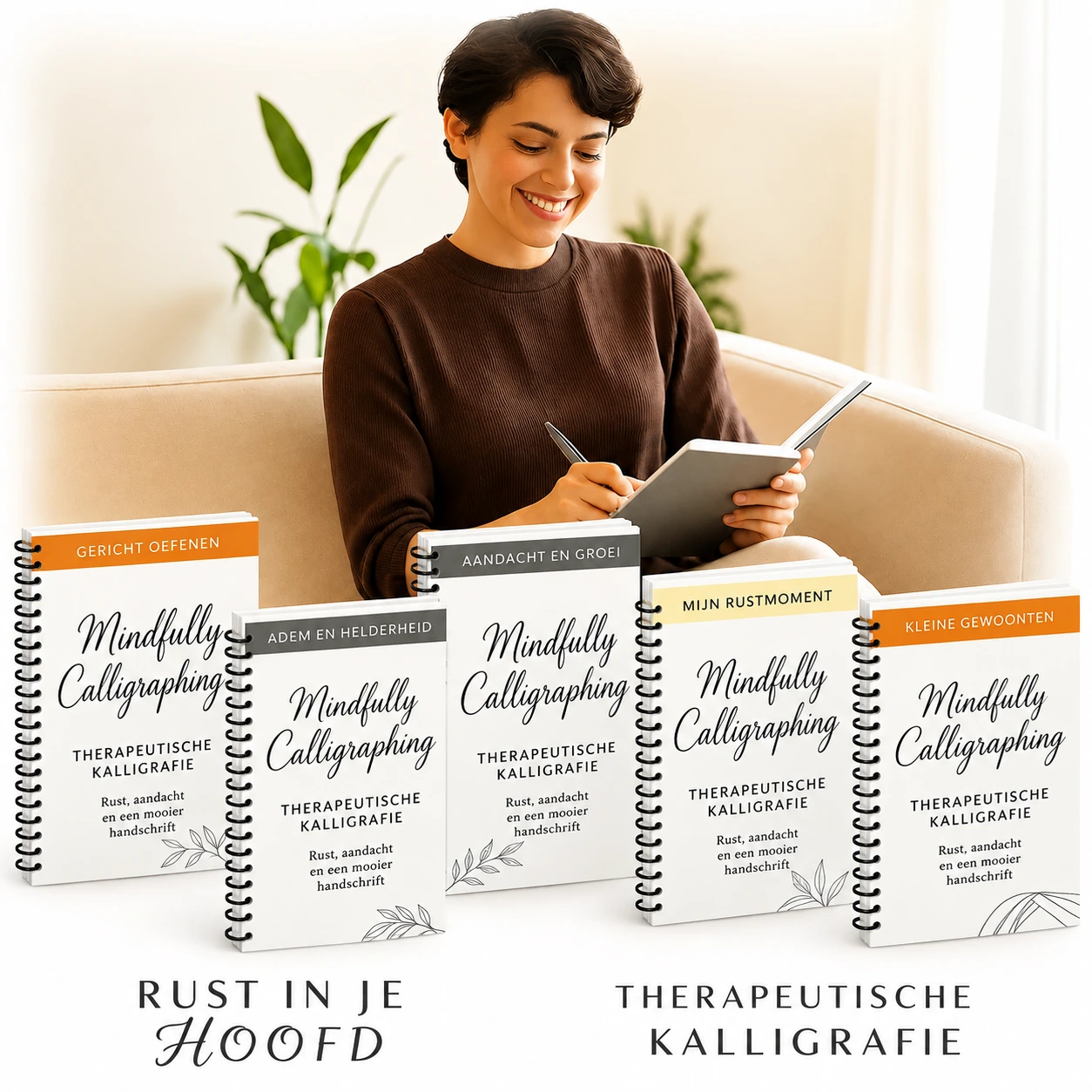 Werkboeken voor therapeutische kalligrafie